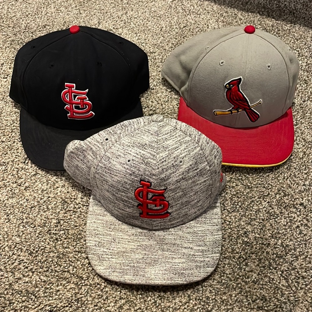 Bundle of St Louis Cardinals hats
